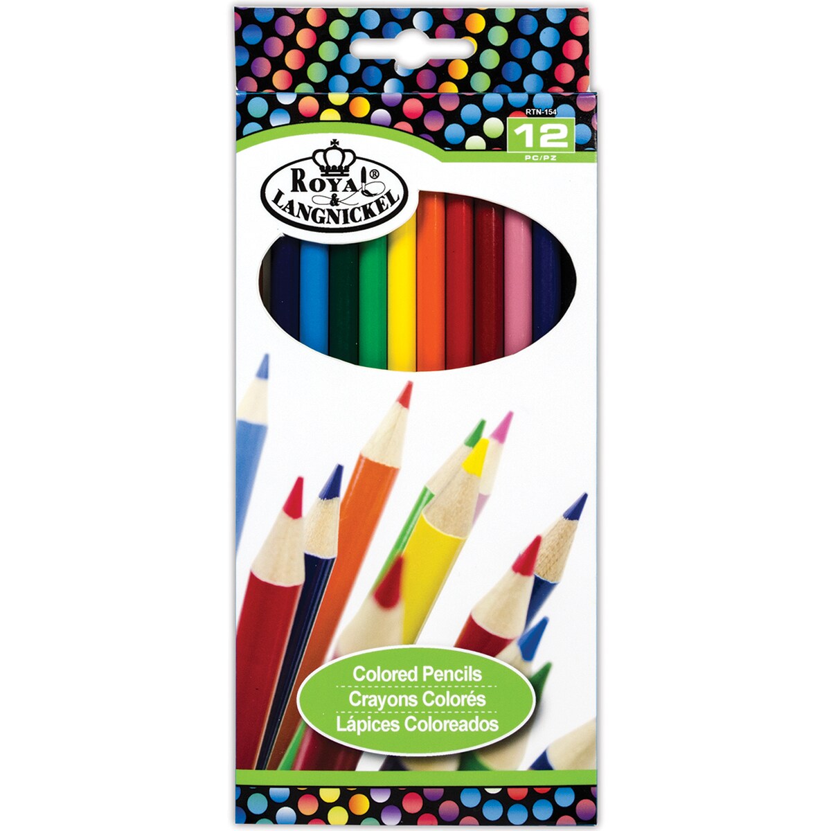 Royal &#x26; Langnickel(R) Colored Pencils 12/Pkg-Brights
