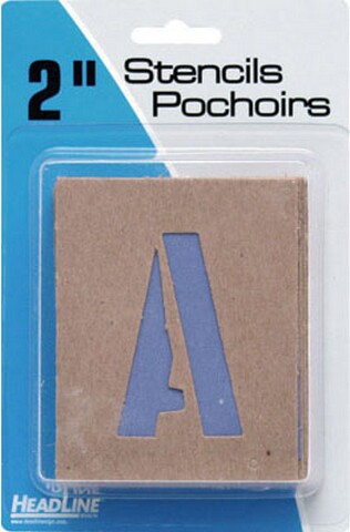 PAINTING STENCIL PACK 2IN ALPHA/NUMBERS