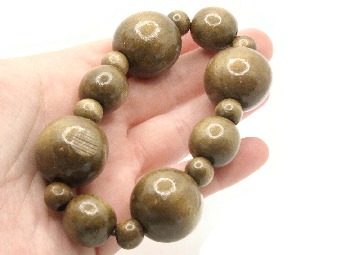 16 Brown Mixed Size Round Wood Beads Michaels