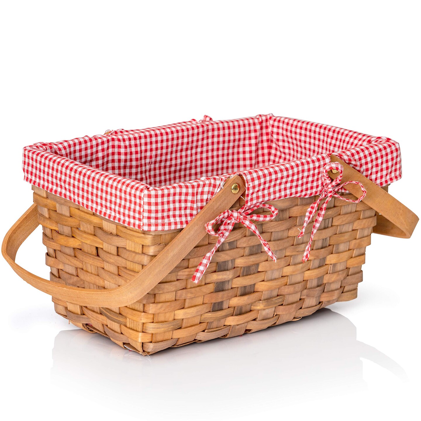 Woodchip Picnic Basket w/Liner  Wholesale Picnic Baskets & Gift