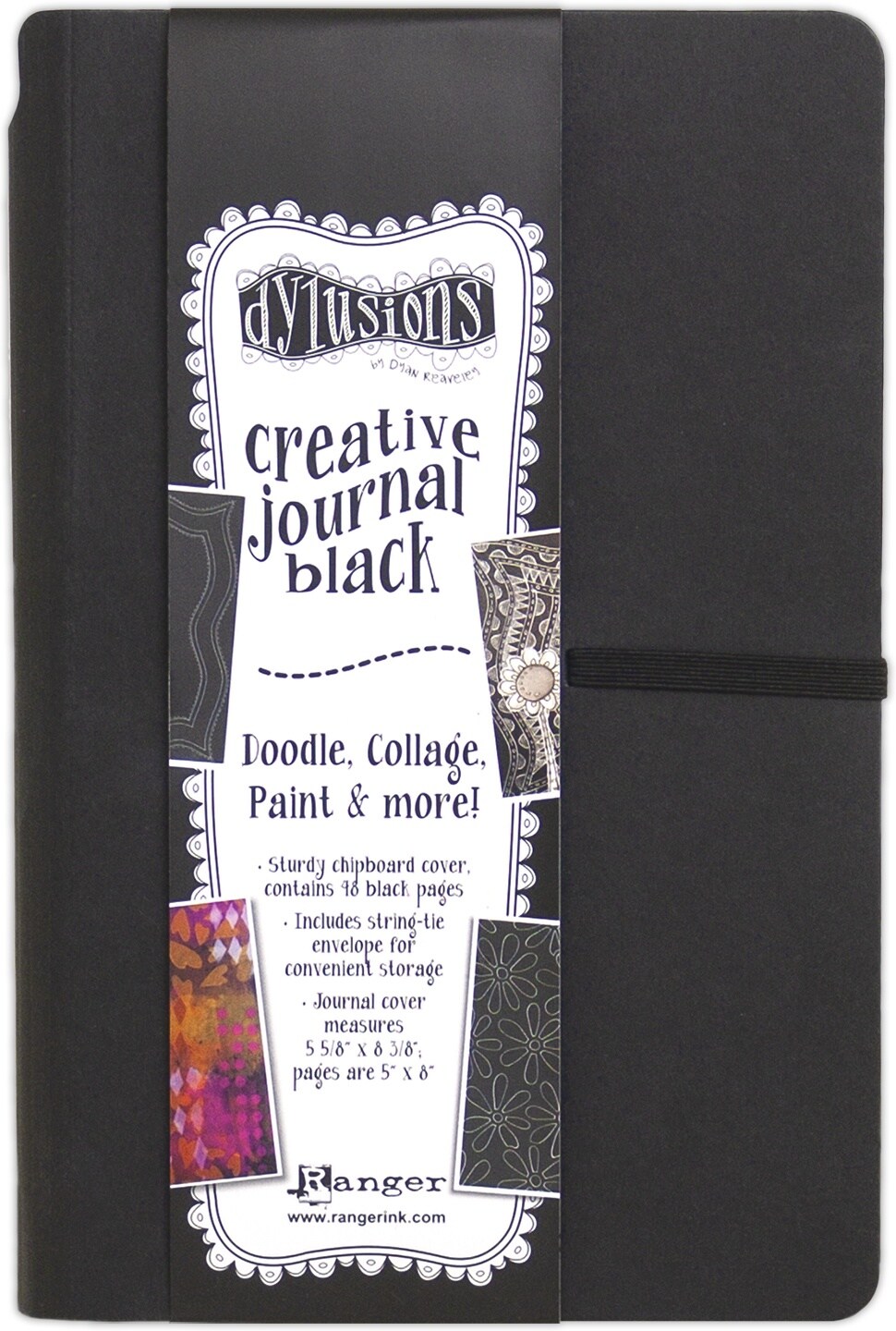 Dyan Reaveley's Dylusions Black Journal-Small