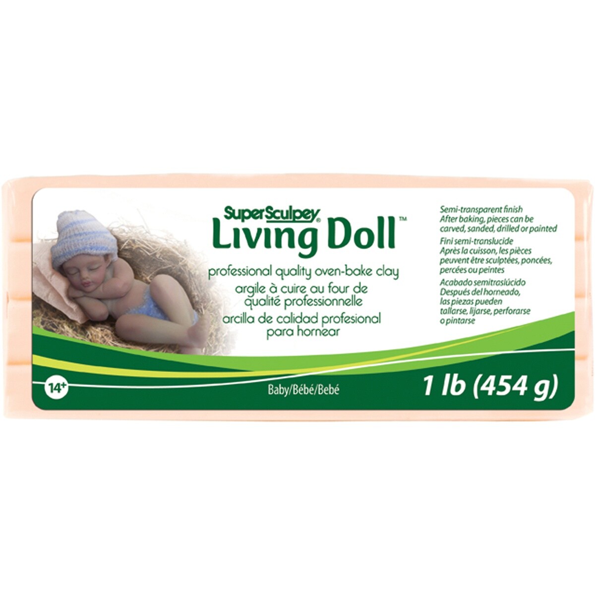 Super Sculpey Living Doll - Baby, 1 lb. - Polymer Clay Superstore