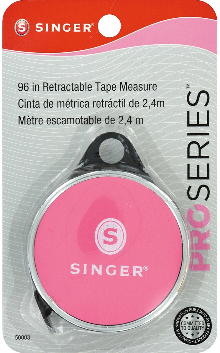 Multipack of 24 - Singer ProSeries Retractable Pocket Tape Measure 96-Teal