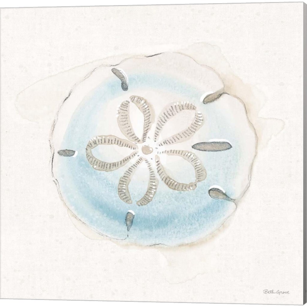 Seaside D by Beth Grove 14&#x22; x 14&#x22; Canvas Wall Art (Set of 2)