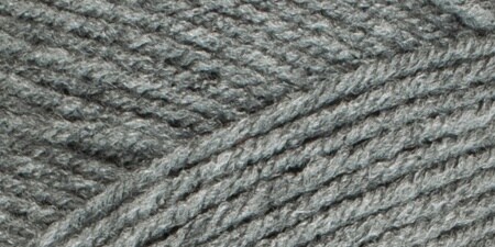 Red Heart Super Saver Jumbo Gray Heather Yarn - 2 Pack of 283g/10oz - Acrylic - 4 Medium (Worsted) - 482 Yards - Knitting/Crochet