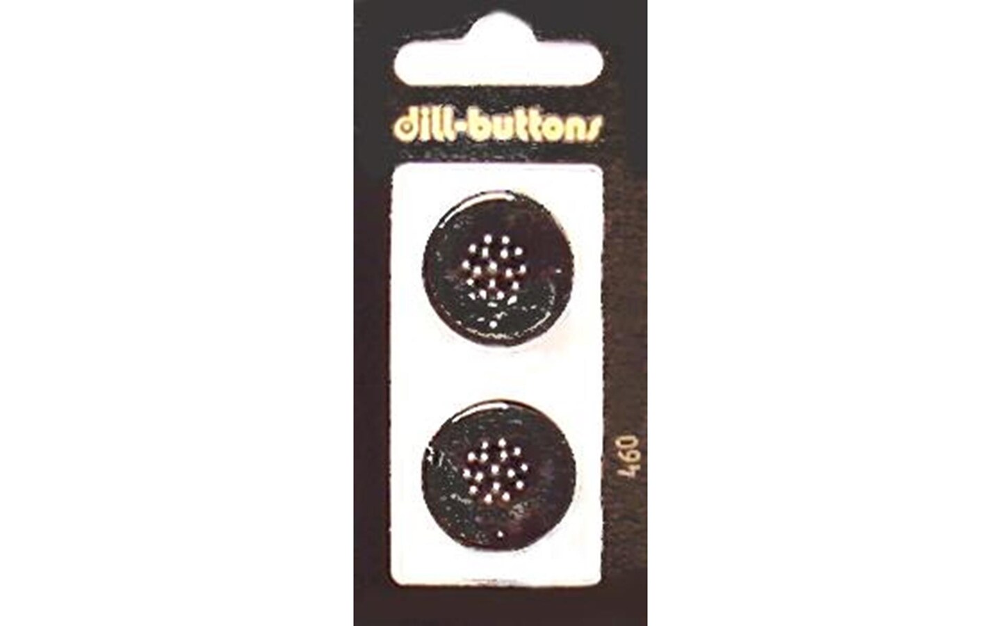 Dill Buttons 23Mm 2Pc Shank Black | Michaels