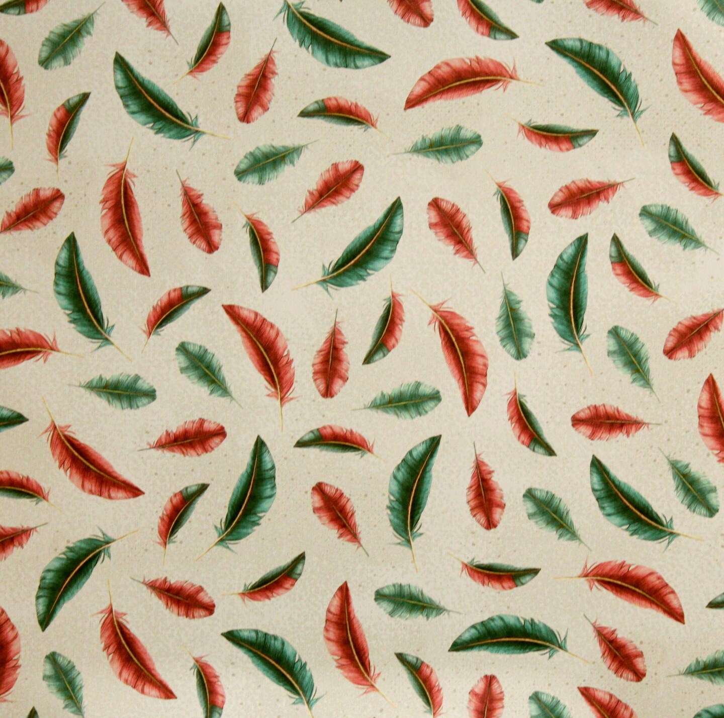 The Paper Studio 12 X 12 Boho Vibes Feathers Textured Lt. Cardstock Paper