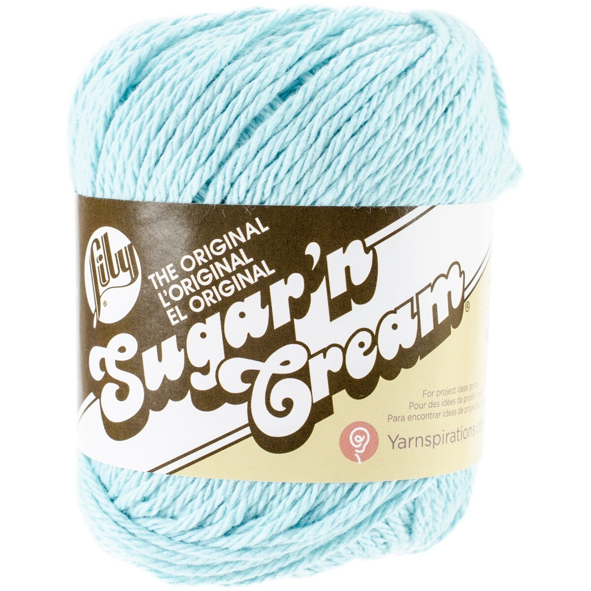 Sugar and Cream by Lily Color White 100% Cotton Yarn 