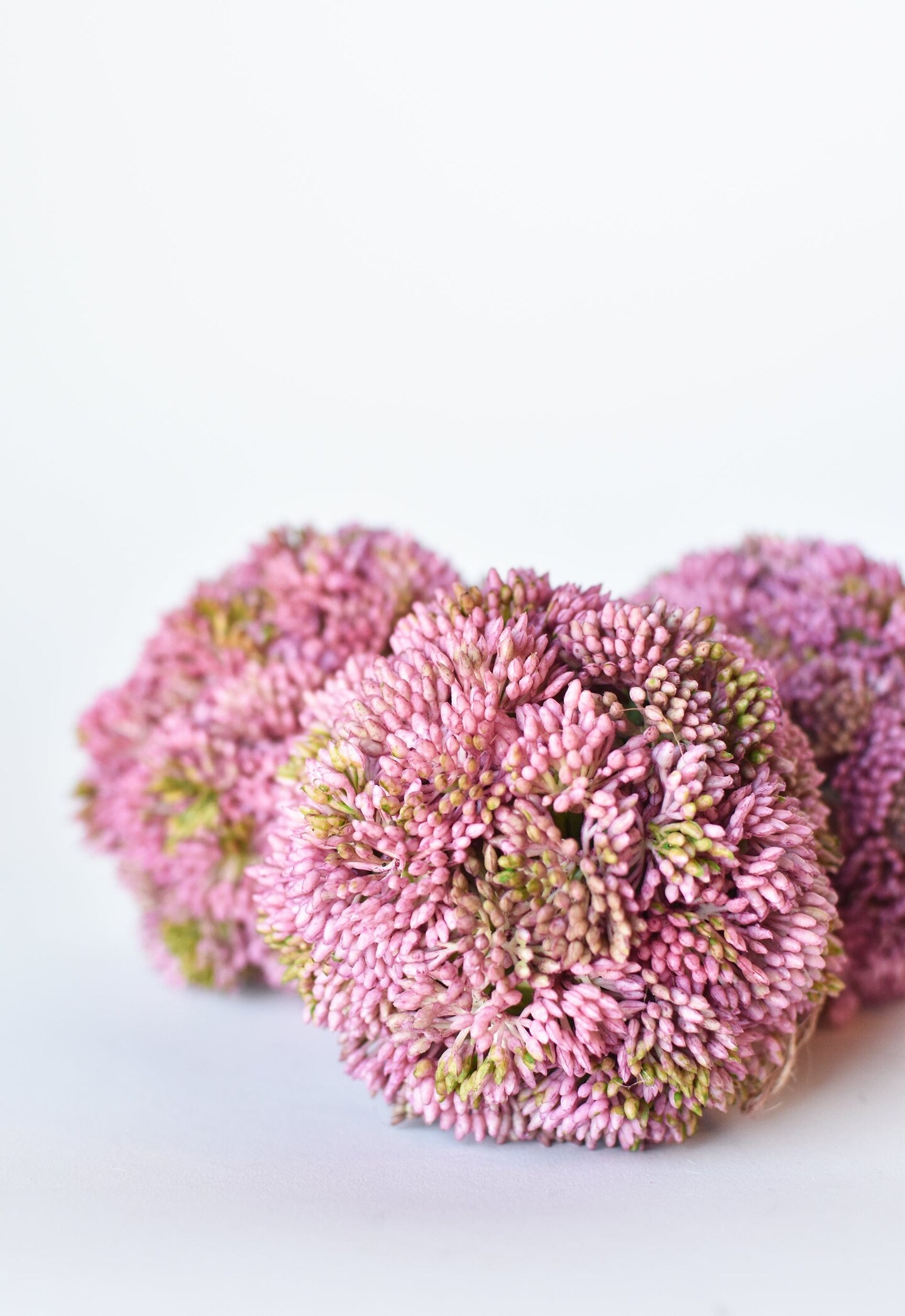 4&#x22; Faux Mauve Sedum Ball