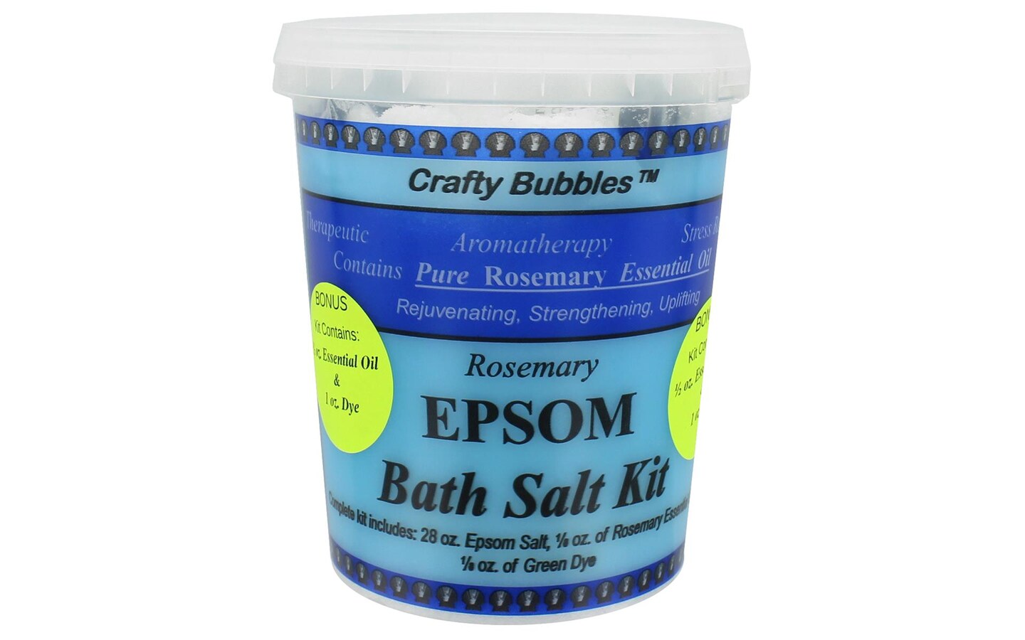 Crafty Bubbles Bath Salt Kit Epsom Rosemary Michaels