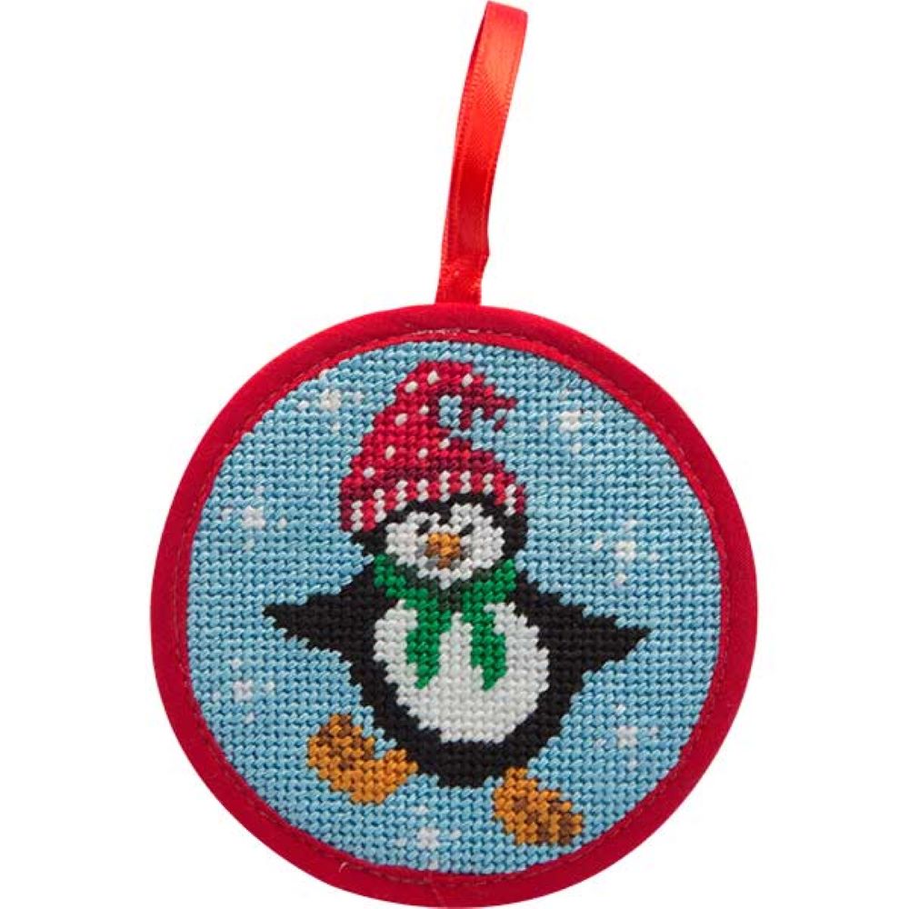 Alice Peterson Stitch-Ups Dancing Penguin Needlepoint Ornament Kit
