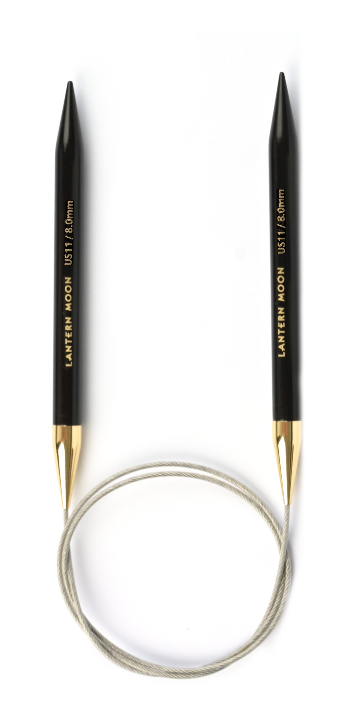 Lantern Moon 40" Ebony Destiny Circular Knitting Needles 9 US (5.5mm)