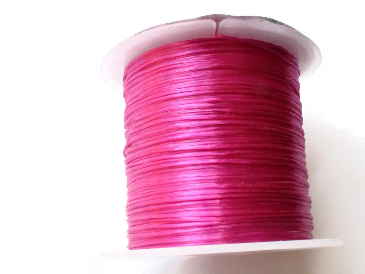 3 Rolls Thread Bright Purple Elastic Cord 0.8mm Elastic Thread 10 Meters per roll