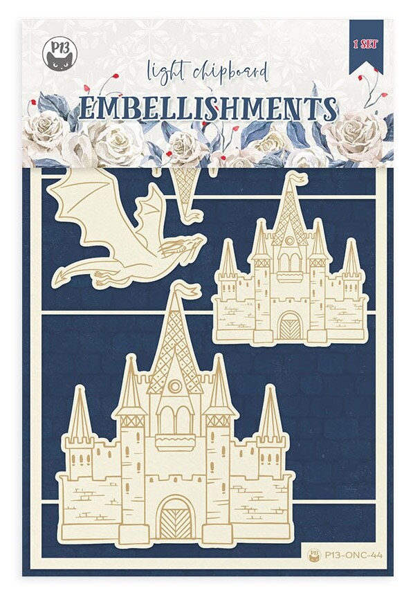 P13 DieCut Chipboard Embellishments 4"X6"Once Upon A Time 01, 5/Pkg Michaels