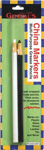 China Marker Multi-Purpose Grease Pencil-Black 