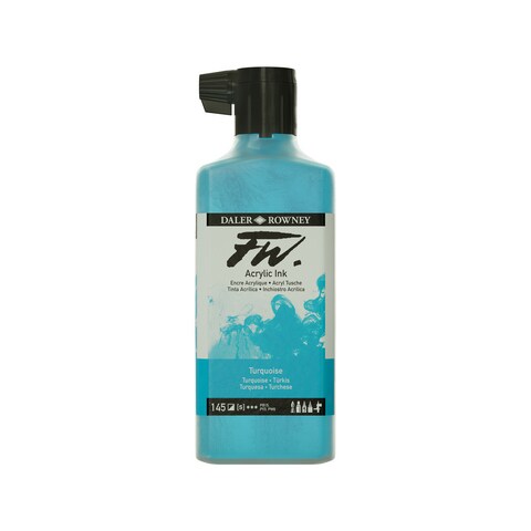 FW LIQUID ACRYLIC INK 6OZ TURQUOISE | Michaels