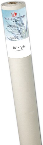 WATERCOLOR CANVAS ROLL COTTON PRIMED 58 INCH X 3 YARD