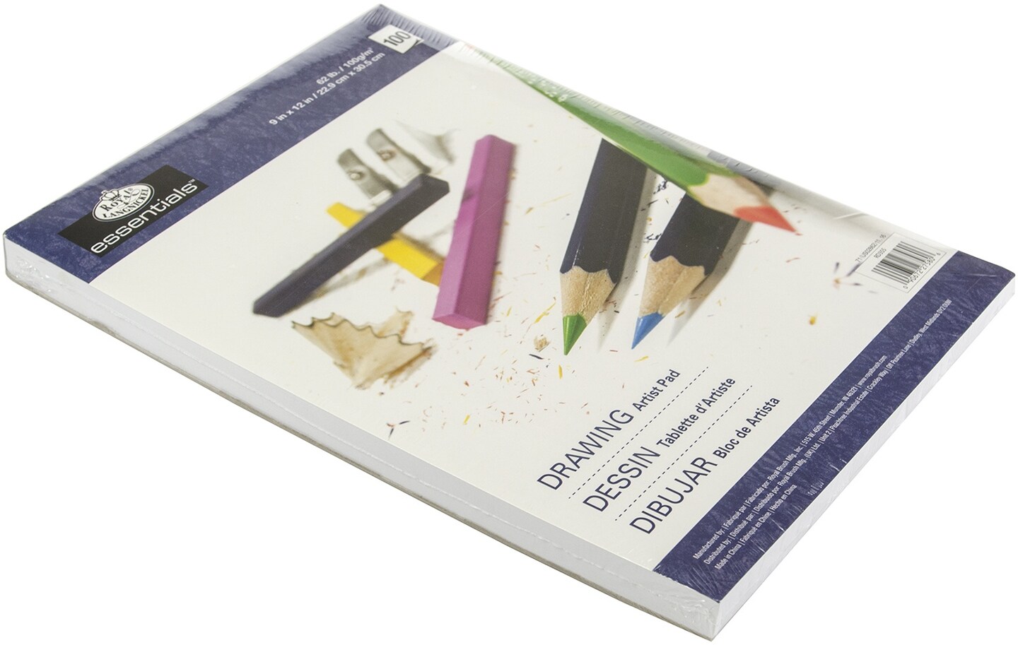 Multipack of 6 - essentials(TM) Drawing Artist Paper Pad 9"X12"-100 Sheets