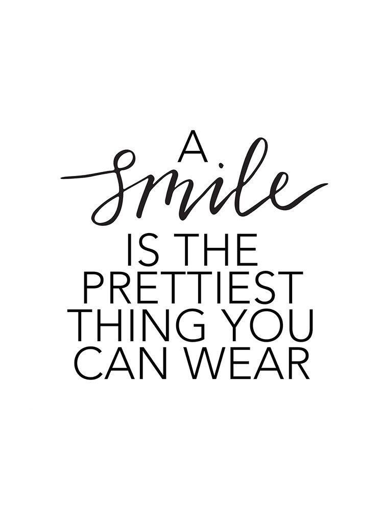 Prettiest Smile Poster Poster Print by Urban Road Urban Road # URP36