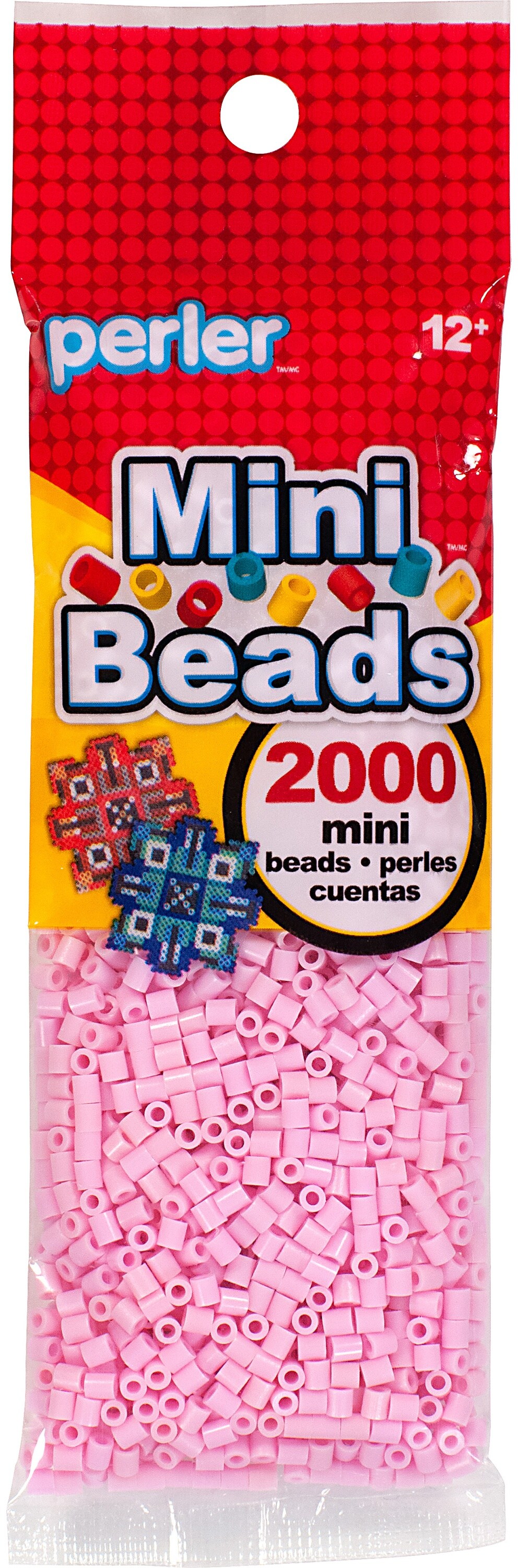 Perler Mini Beads 2000/Pkg-Light Pink