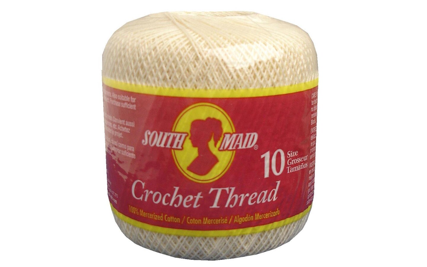 C&#x26;C &#x22;South Maid&#x22;Crochet Thread Cream