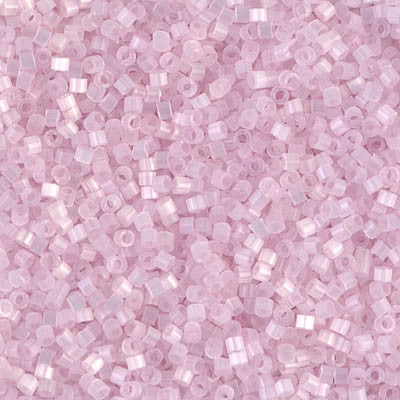 Miyuki Delica Bead 11/0, DB0675-1, Pale Pink Silk Satin, 5 grams