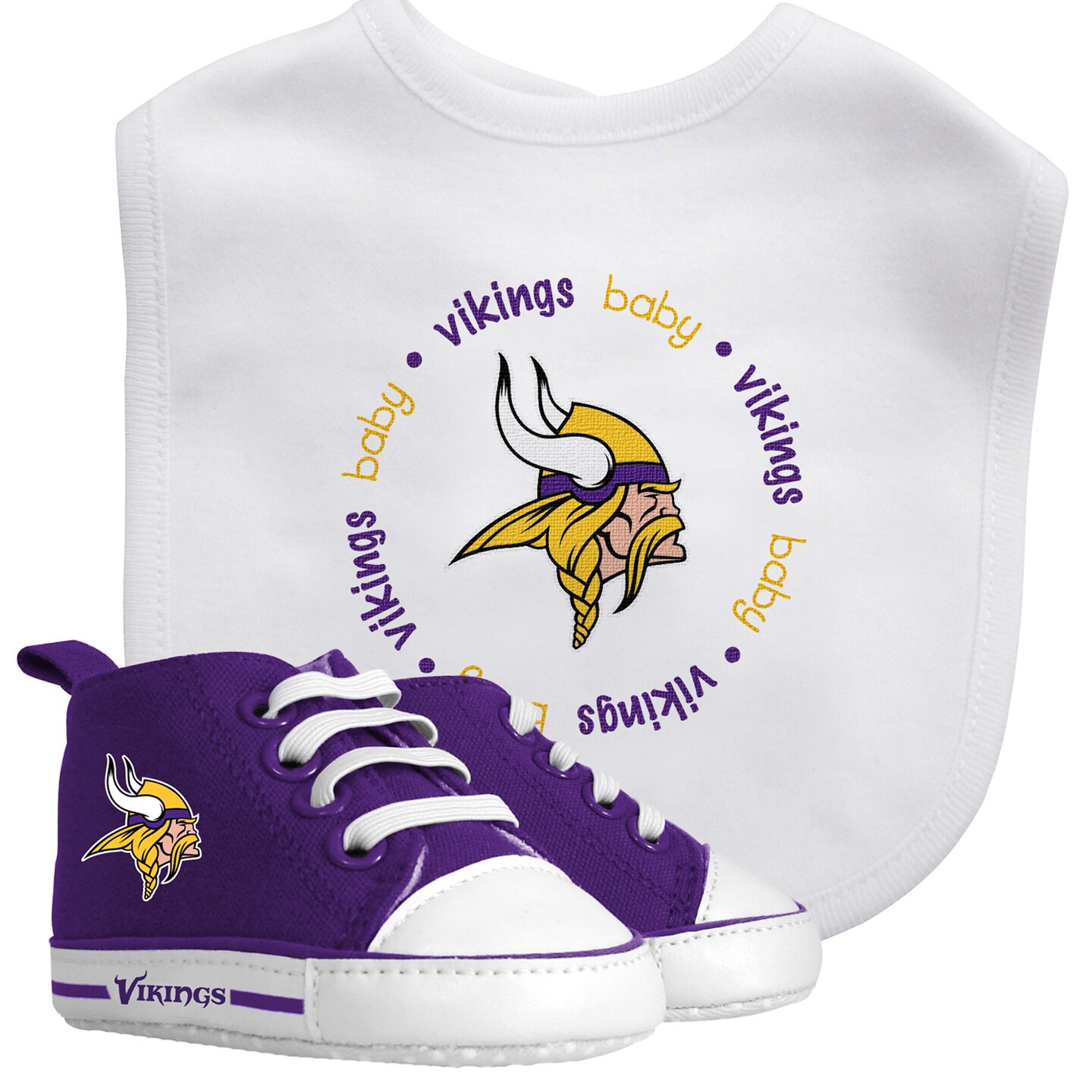 Baby Fanatic 2 Piece Bid and Shoes - NFL Minnesota Vikings - Unisex Infant  Apparel