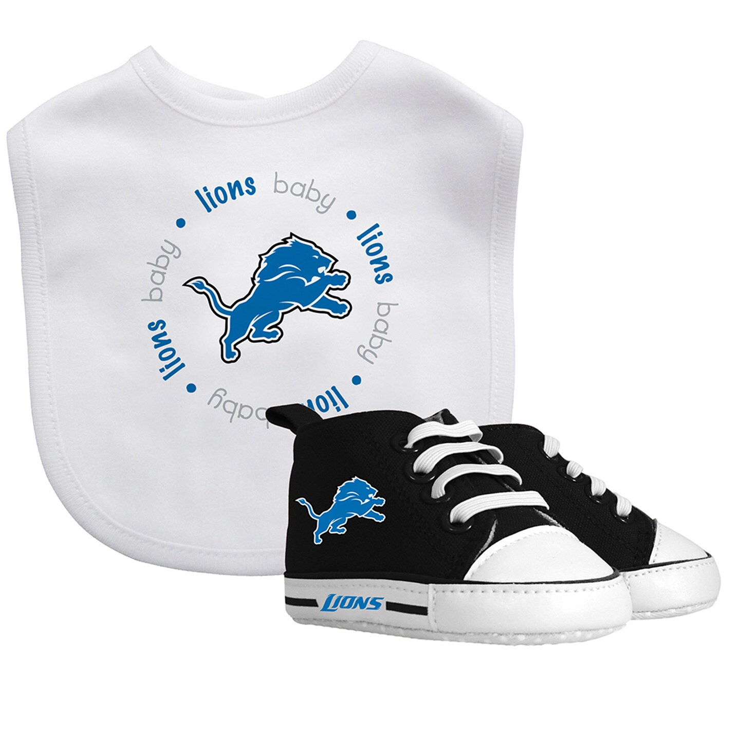 Baby Fanatic 2 Piece Bid and Shoes - NFL Detroit Lions - Unisex Infant  Apparel