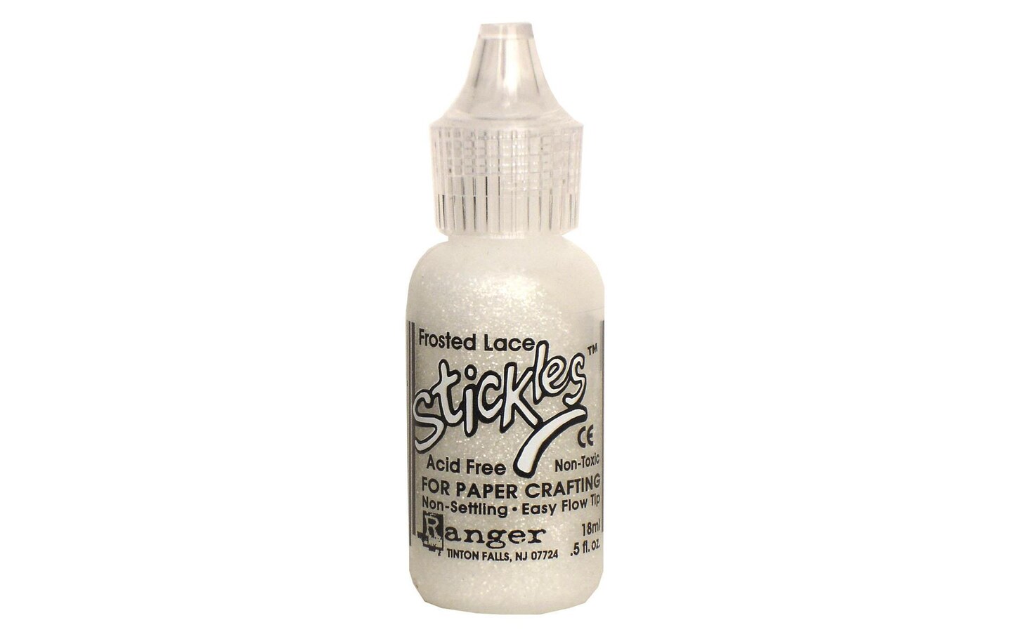 Ranger Stickles Glitter Glue .5oz Frosted Lace
