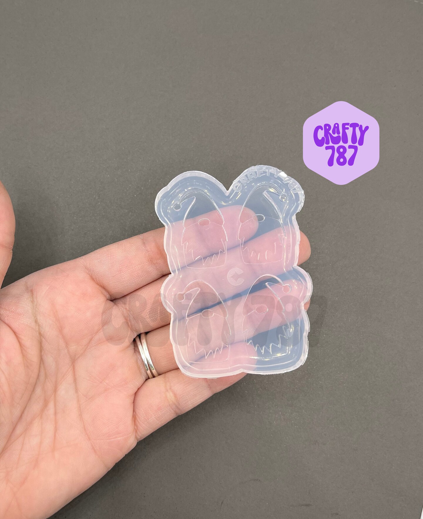 Gnomes Studs/Bits Silicone Mold (A14)
