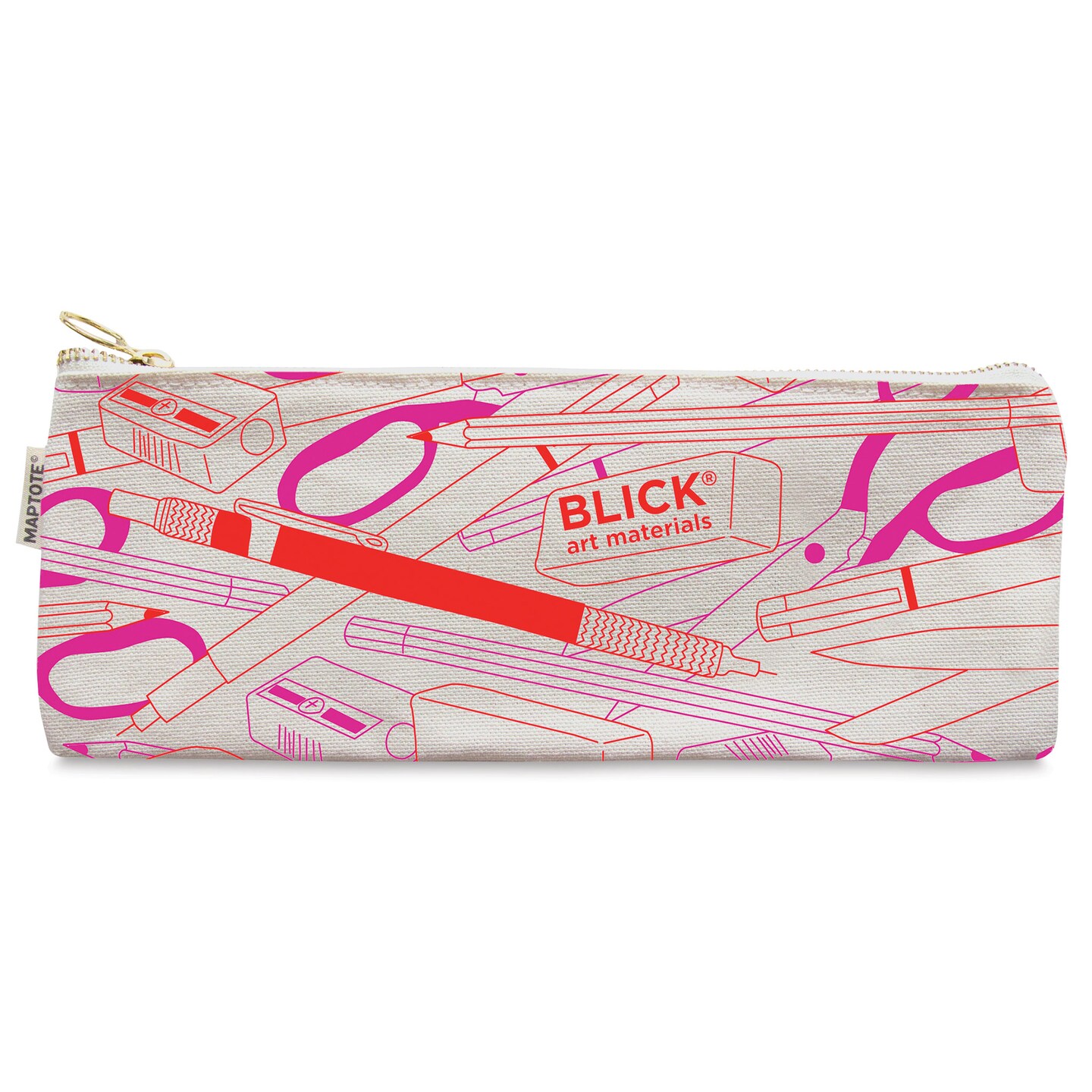 Blick Pencil Pouch by Maptote - Red and Pink