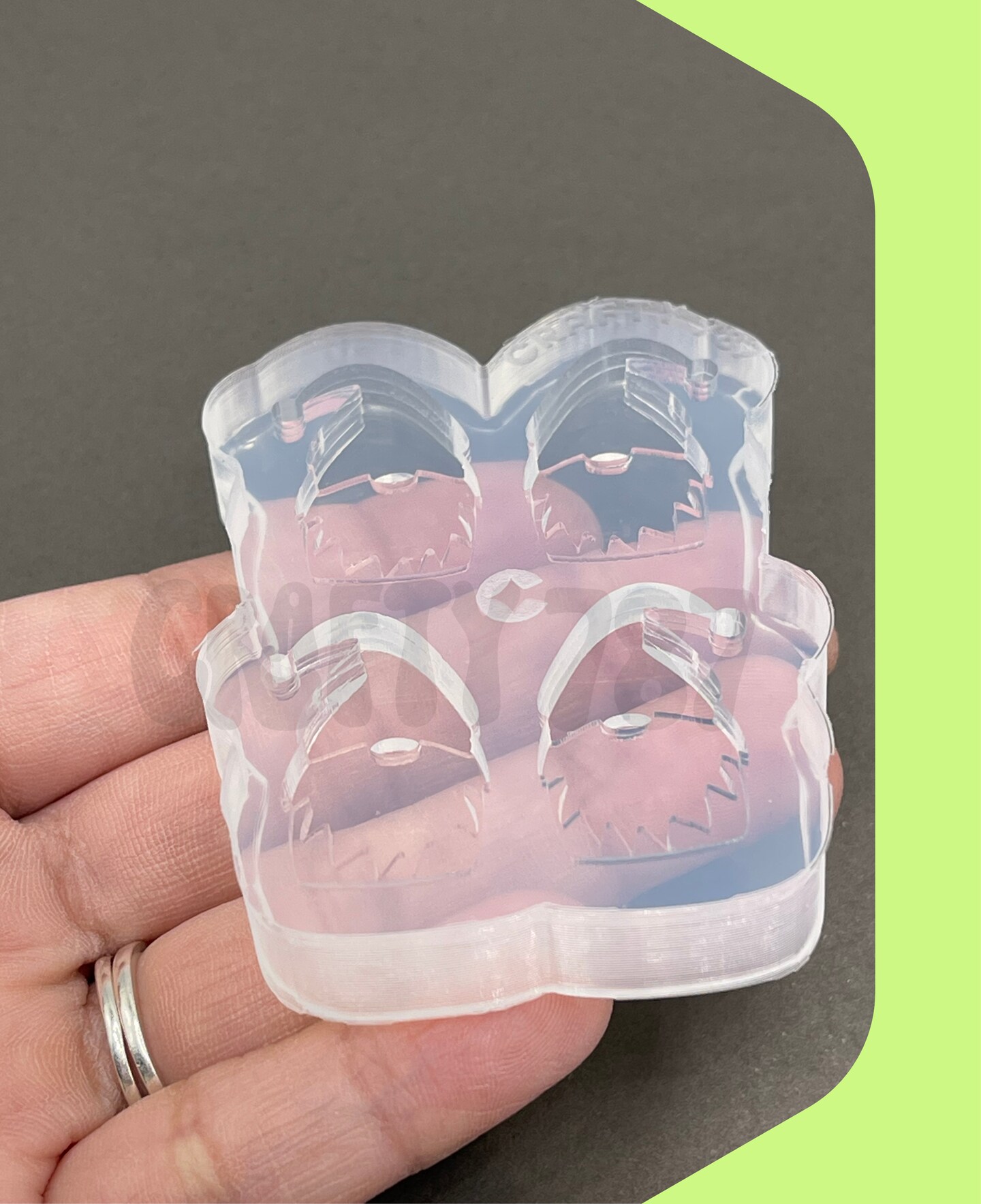 Gnomes Studs/Bits Silicone Mold (A14)