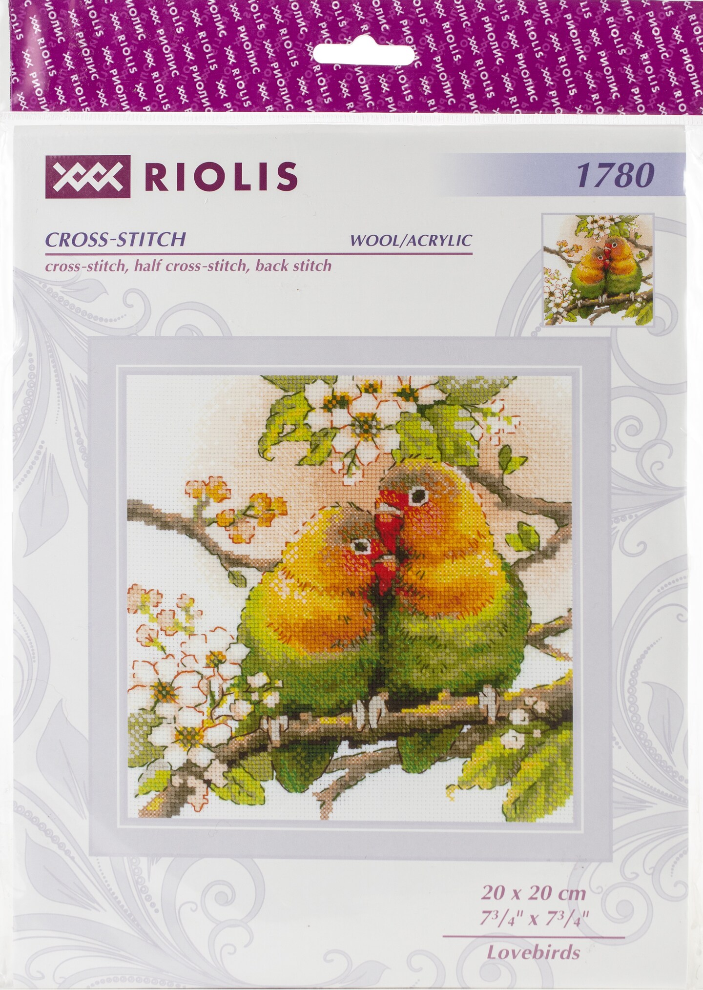 RIOLIS Kreuzstich-Set 'Good Catch' – Komplettset Mit Motiv, Garn & Nadel (18 Count, 18x24 Cm)