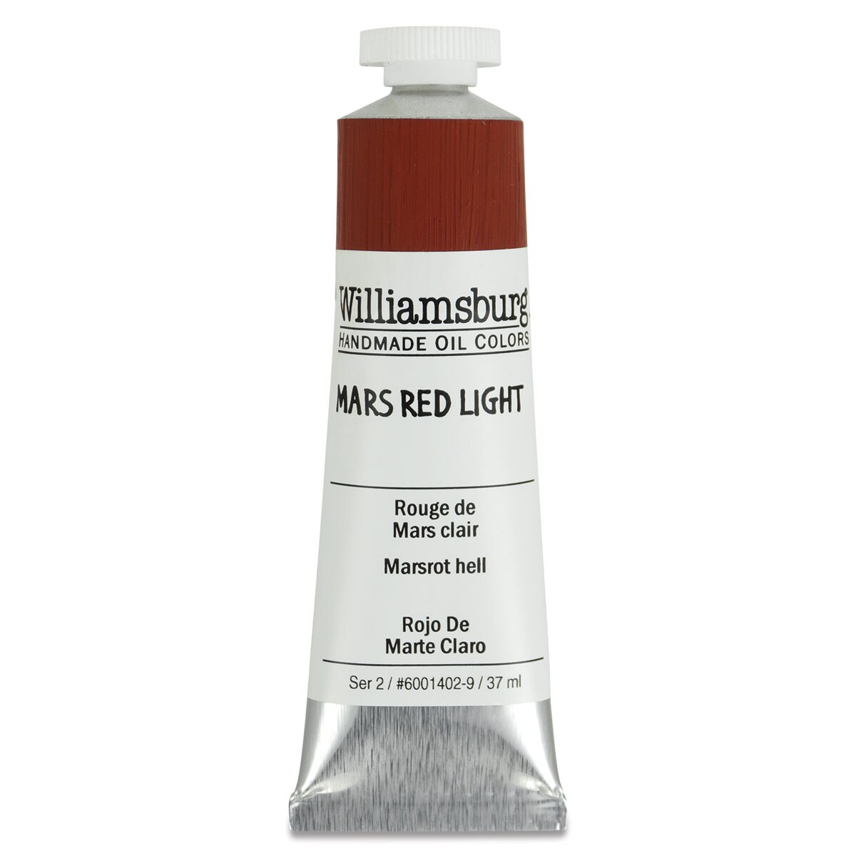 Williamsburg Handmade Oil Paint - Mars Red Light, 37 ml tube