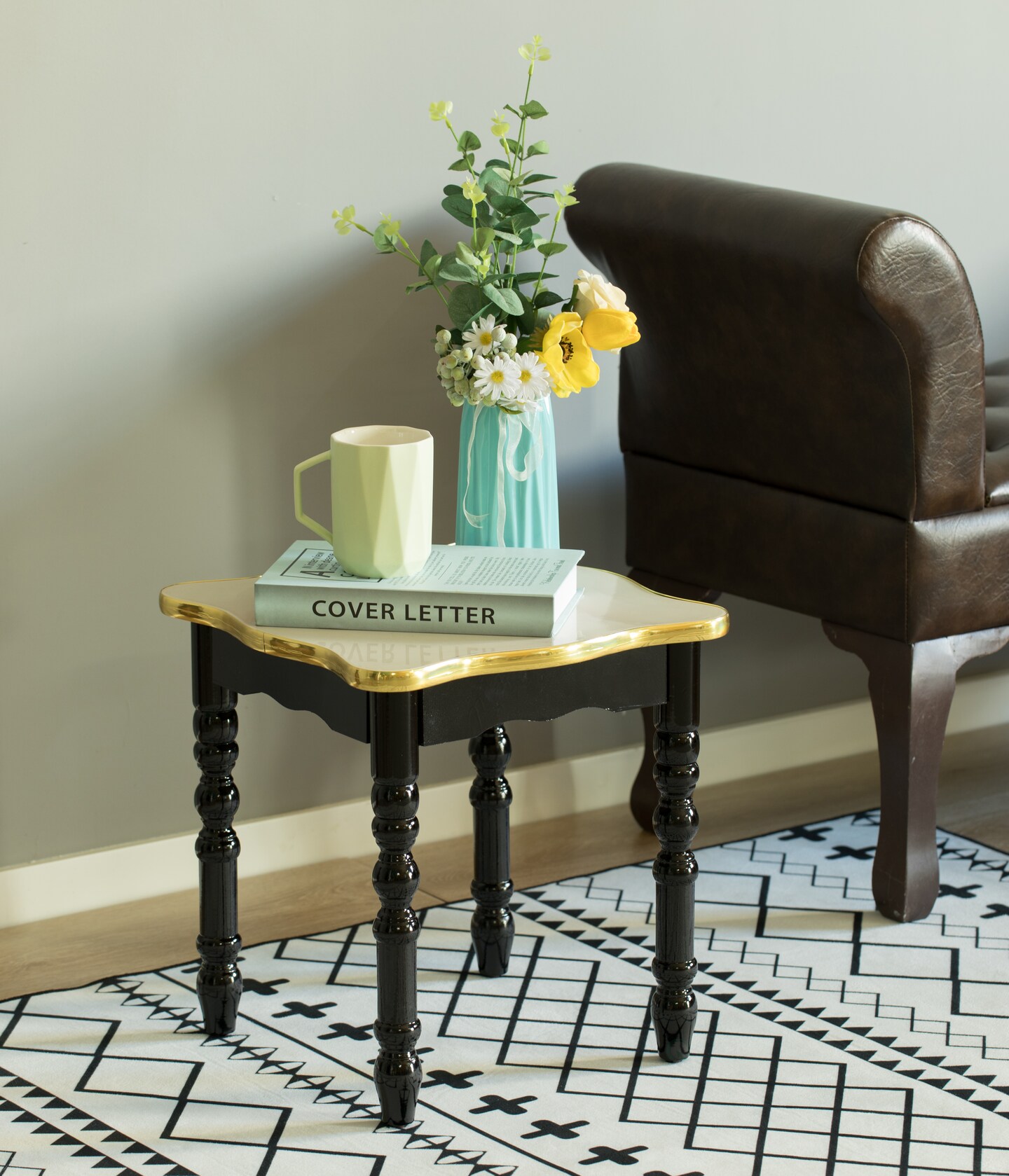 Versatile Square Wooden Side Table - Living Room Accent End Table with Rustic Charm, Sleek Design, and Storage Shelf for Modern Home Decor and Small Spaces