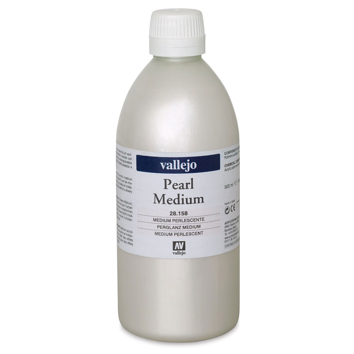 Vallejo Acrylic Pearlescent Medium - 500 ml