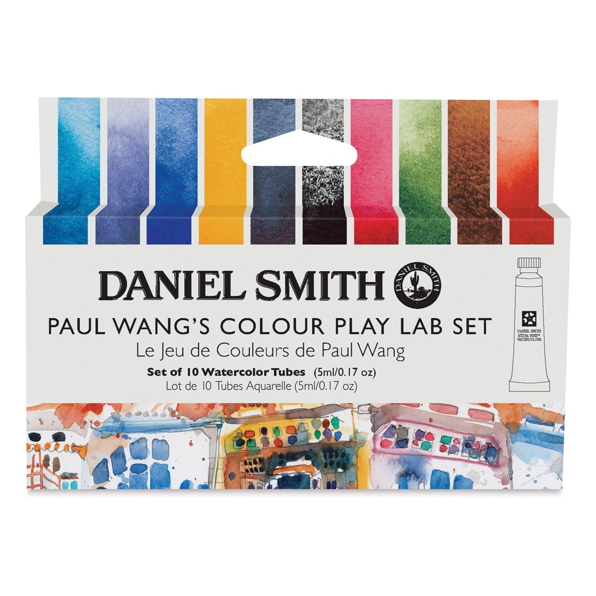 Daniel Smith Extra Fine Watercolor - Paul Wang&#x27;s Color Play Lab Set of 10, 5 ml, Tube