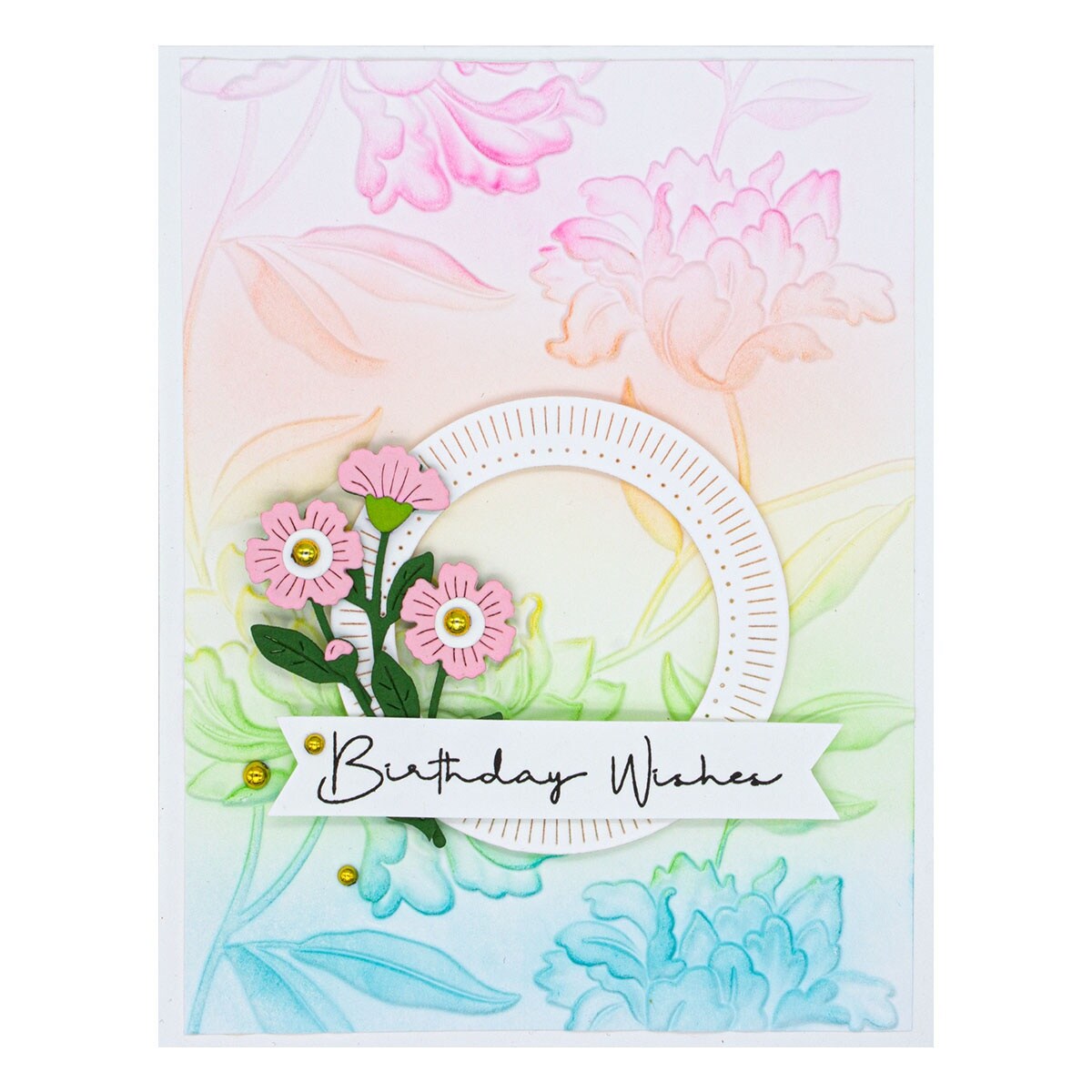 Spellbinders 3D Embossing Folder 5.5"X8.5"-Beautiful Blooms