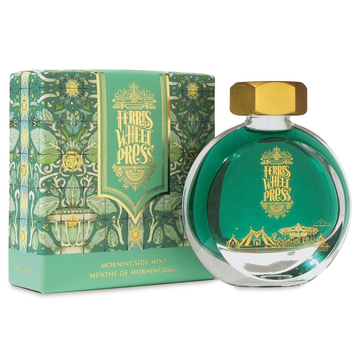 Ferris Wheel Press Fountain Pen Ink - Morningside Mint, 38 ml