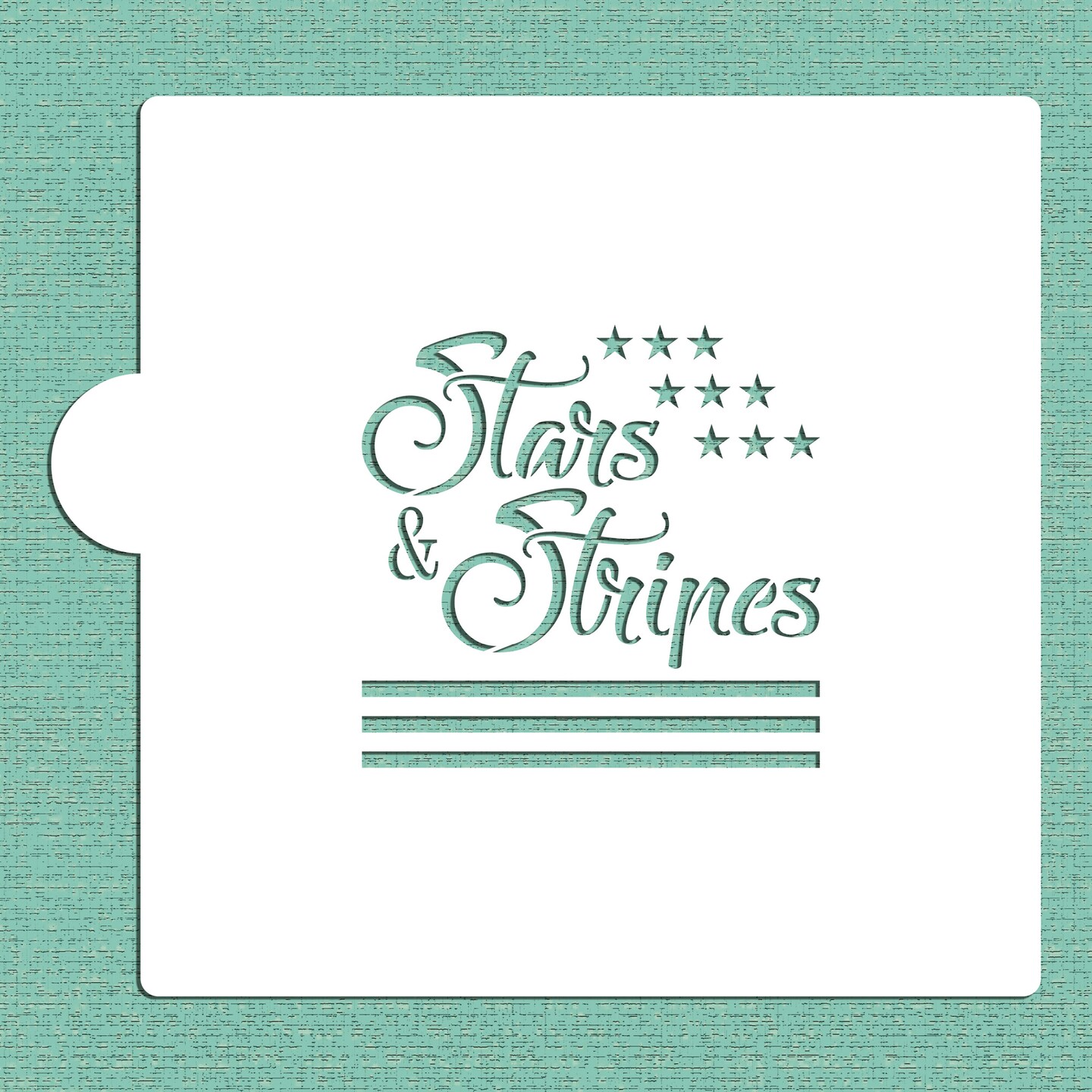 Stars & Stripes Cookie & Craft Stencil CM208 by Designer Stencils