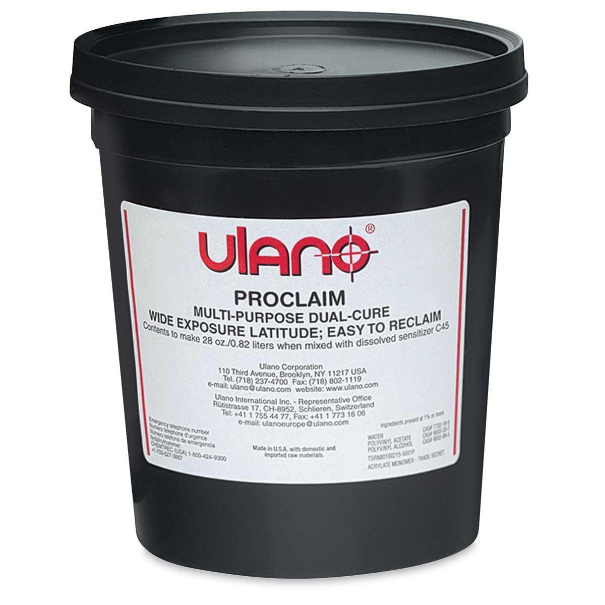 Ulano Proclaim Emulsion - 28 oz, Blue