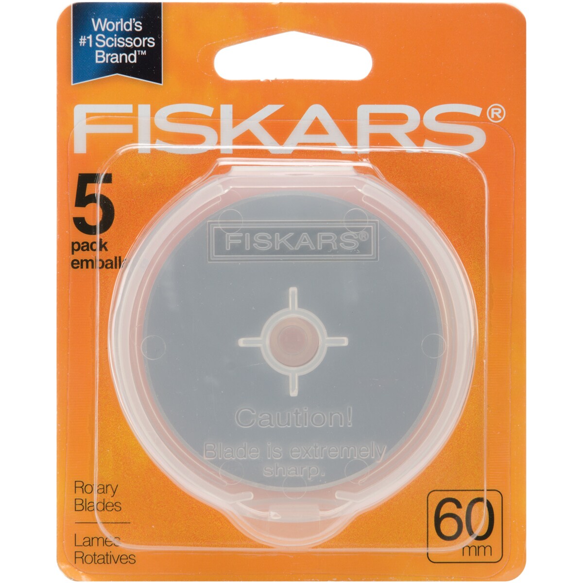 Fiskars Rotary Cutter Blade Refill 60mm 5/Pkg