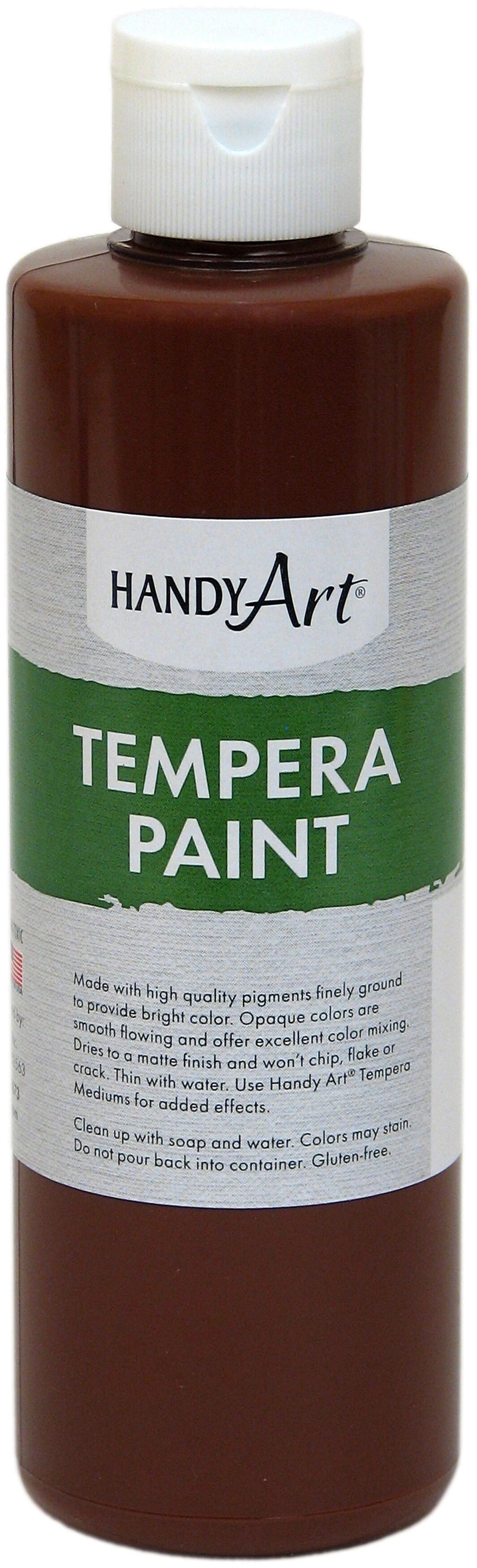 Handy Art Tempera Paint 8OzBrown Michaels