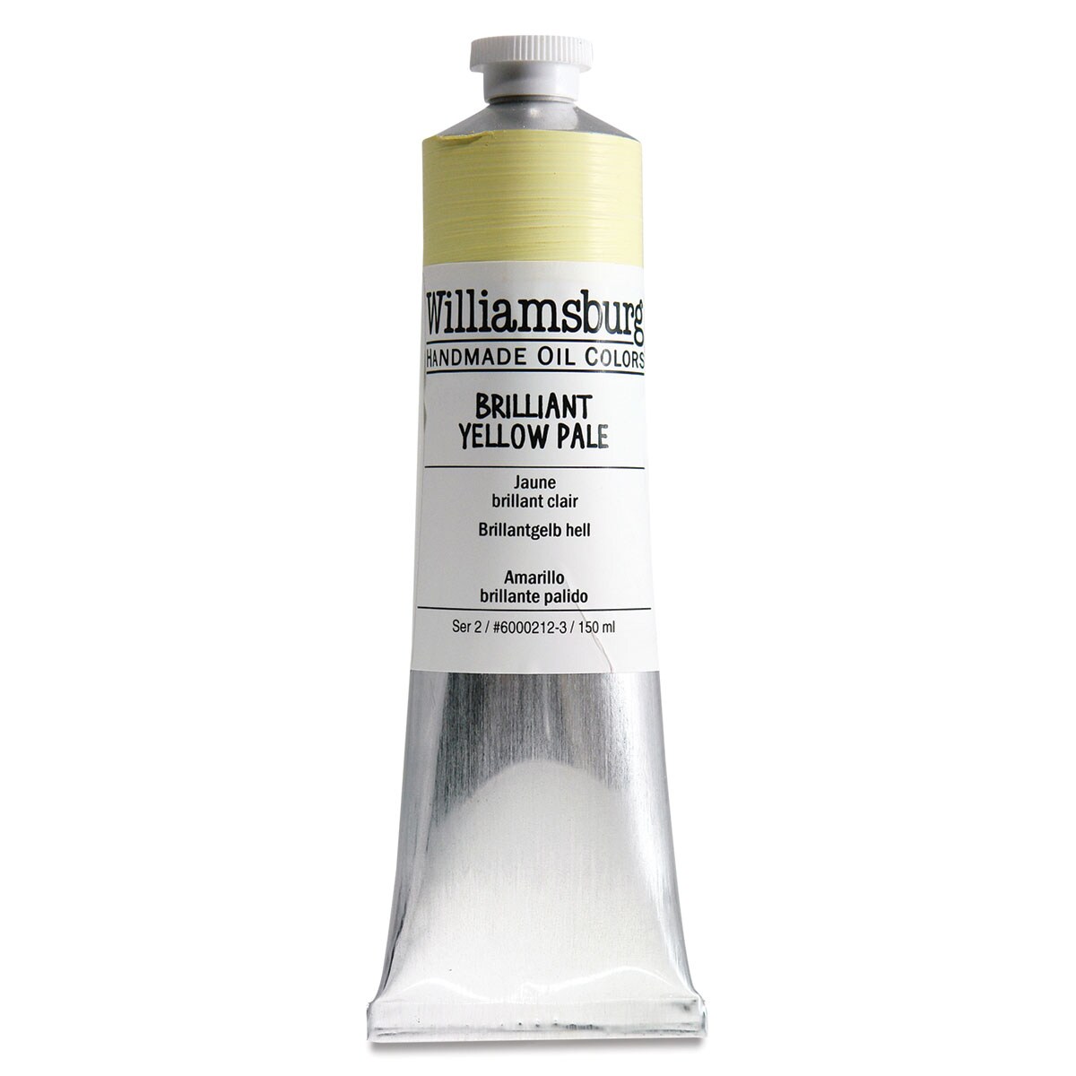 Williamsburg Handmade Oil Paint - Brilliant Yellow Pale, 150 ml tube