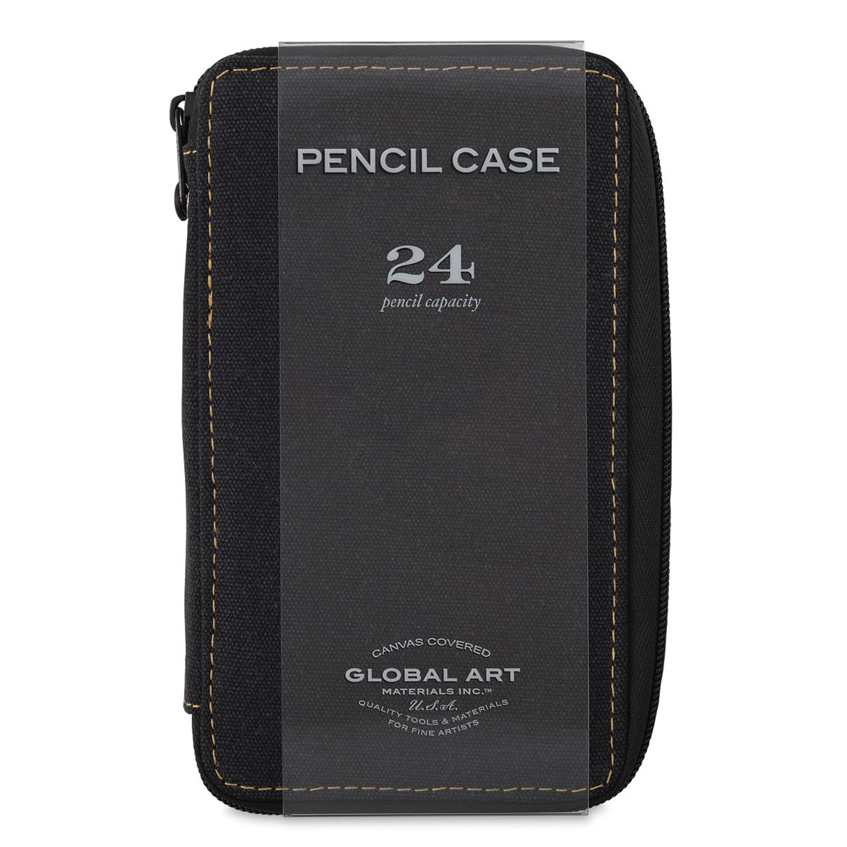 Speedball Canvas Pencil Case - Black, for 24 Pencils