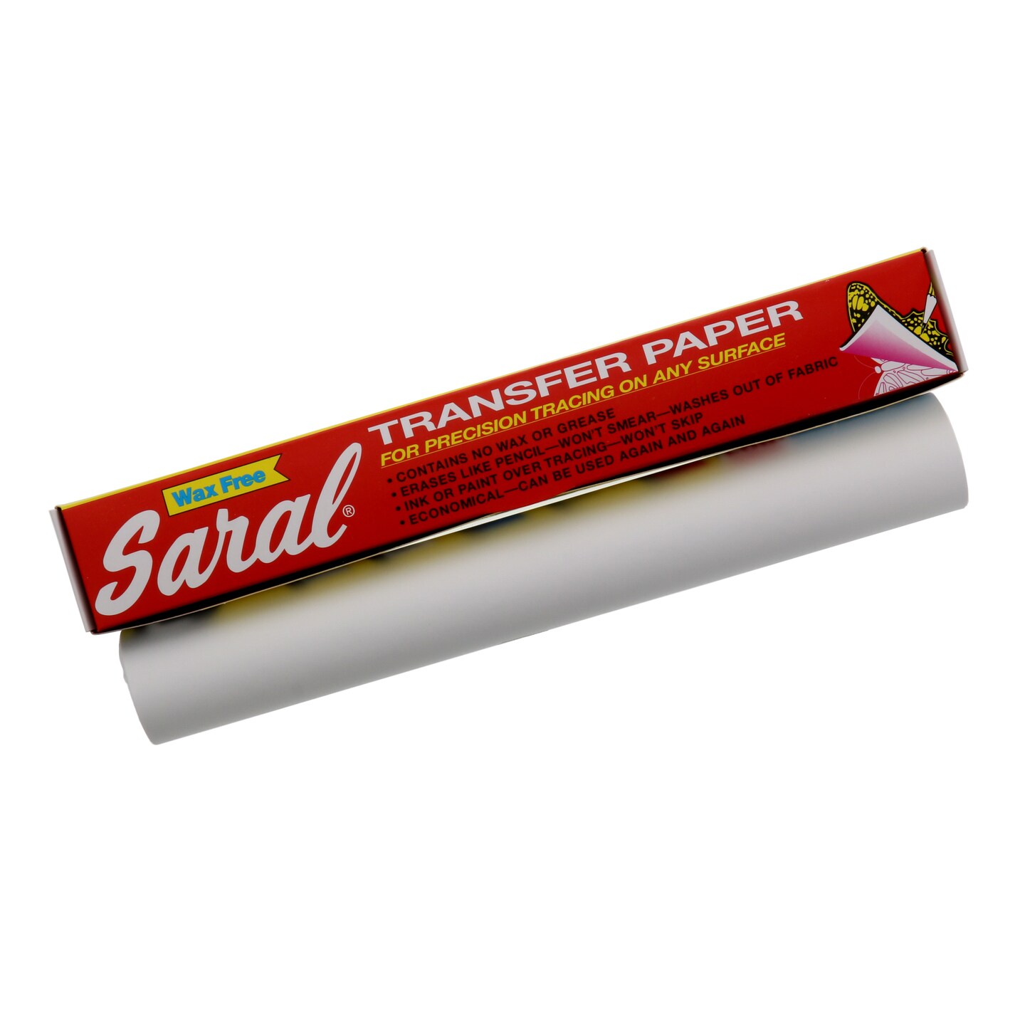 Saral Transfer Paper, White, 12&#x22; x 12 ft. Roll