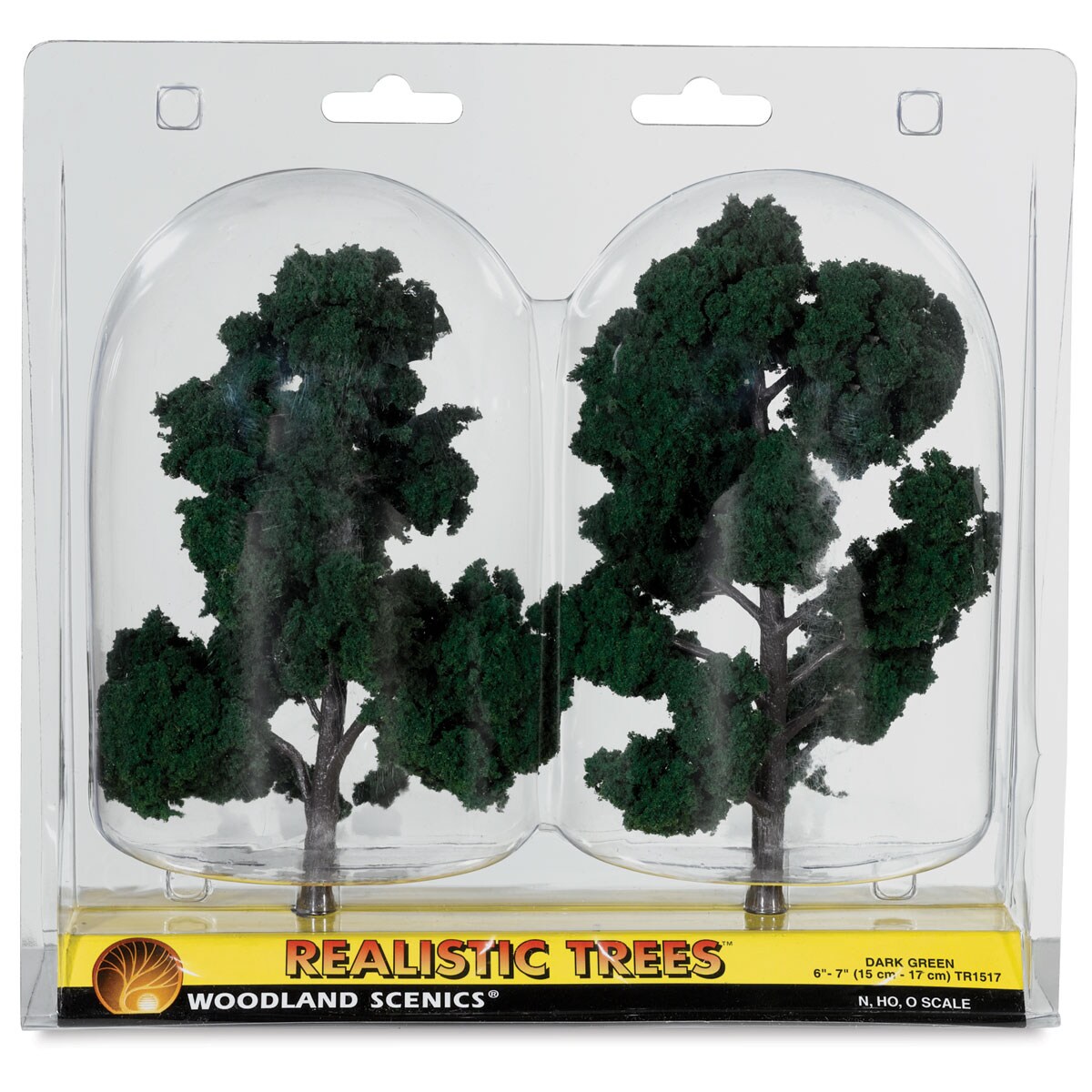 Woodland Scenics Model Scenery - Ready Made Trees, 6"-7", Dark Green