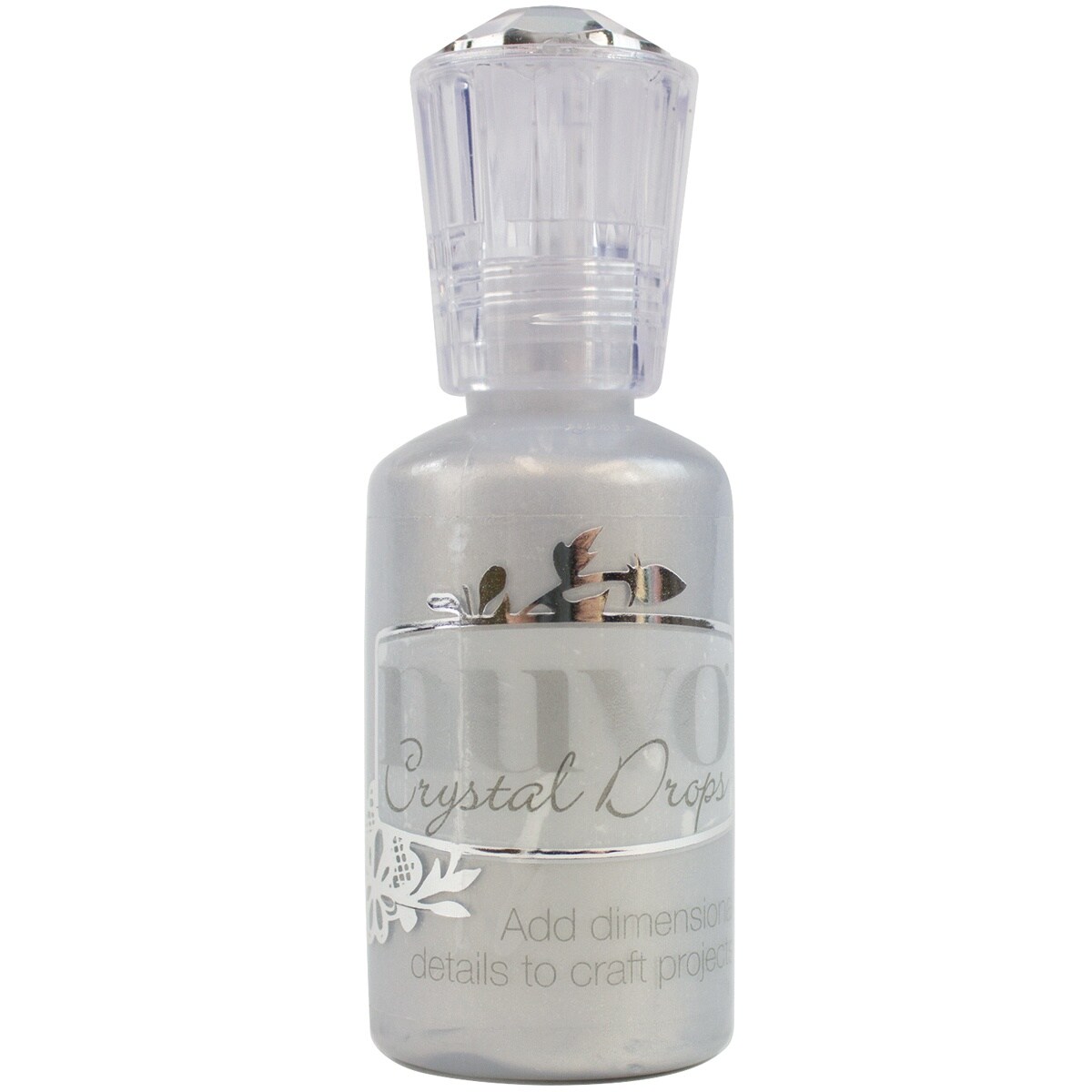 Multipack of 08 - Nuvo Crystal Drops 1.1oz-Metallic Silver Lining
