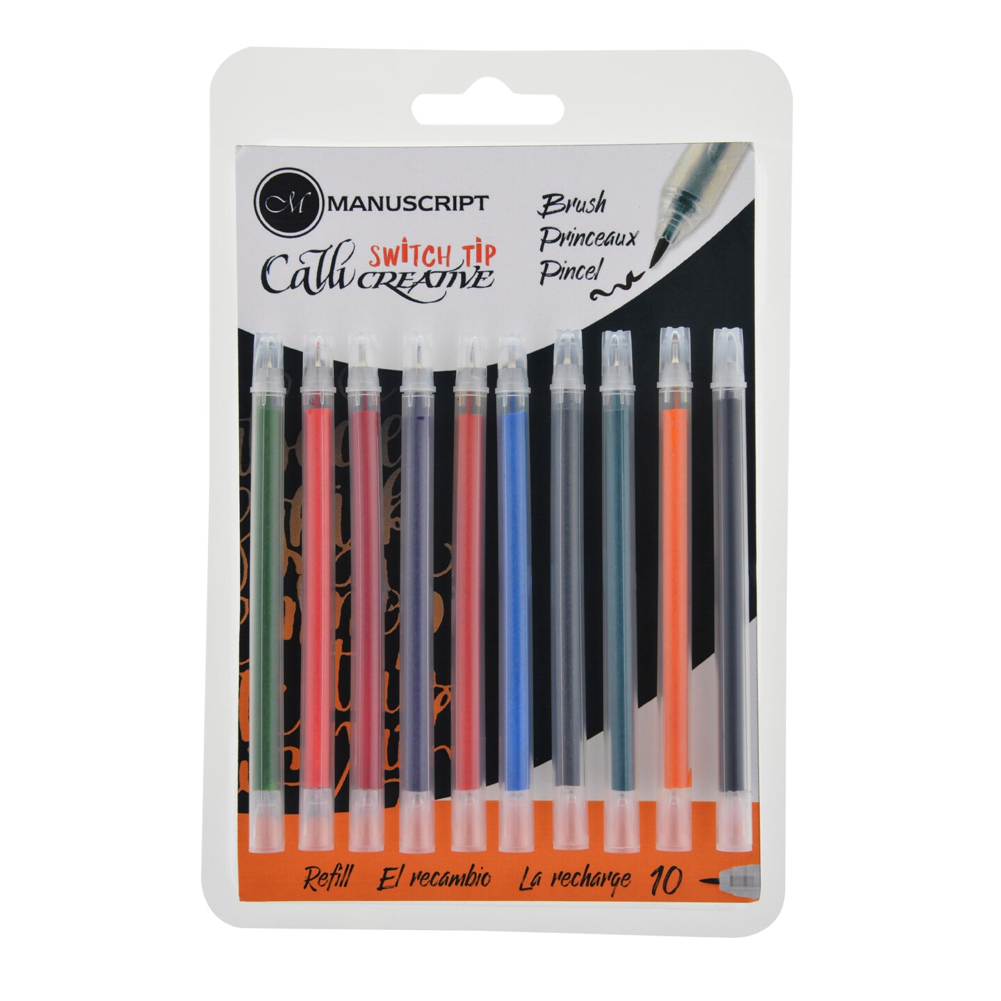 Manuscript CalliCreative Switch Tip Refill Packs, Brush