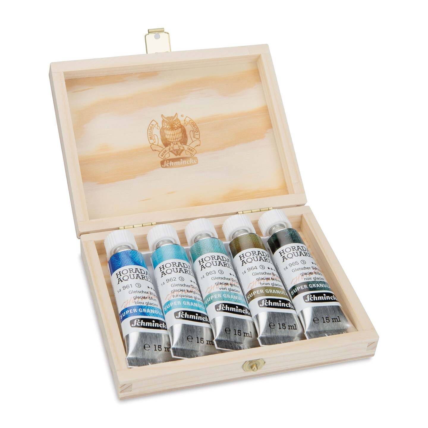 Schmincke Horadam Aquarell Artist Watercolor - Glacier, Supergranulation,  Set of 5, 5 ml, Tubes 